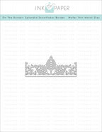 On the Border: Splendid Snowflakes Border Die