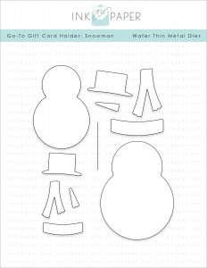 Go-To Gift Card Holder: Snowman Die