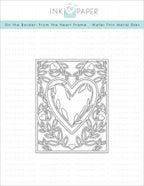 On the Border: From the Heart Frame Die