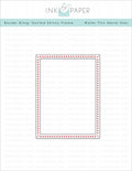Border Bling: Skinny Dotted Frame Die