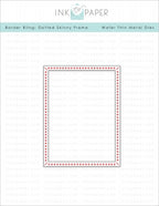Border Bling: Skinny Dotted Frame Die