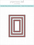 Border Bling: Skinny Embossed Frame Die