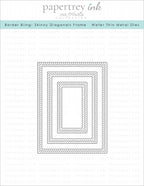 Border Bling: Skinny Diagonals Frame Die