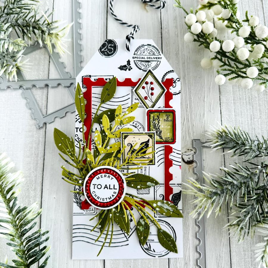 Border Bling: Skinny Postage Frames Die