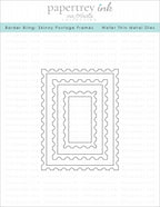 Border Bling: Skinny Postage Frames Die