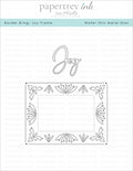 Border Bling: Joy Frame Die