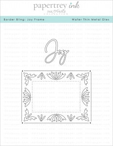 Border Bling: Joy Frame Die