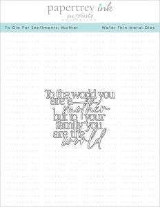 To Die For Sentiments: Mother Die