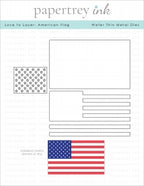 Love to Layer: American Flag Die