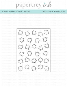Cover Plate: Maple Leaves Die