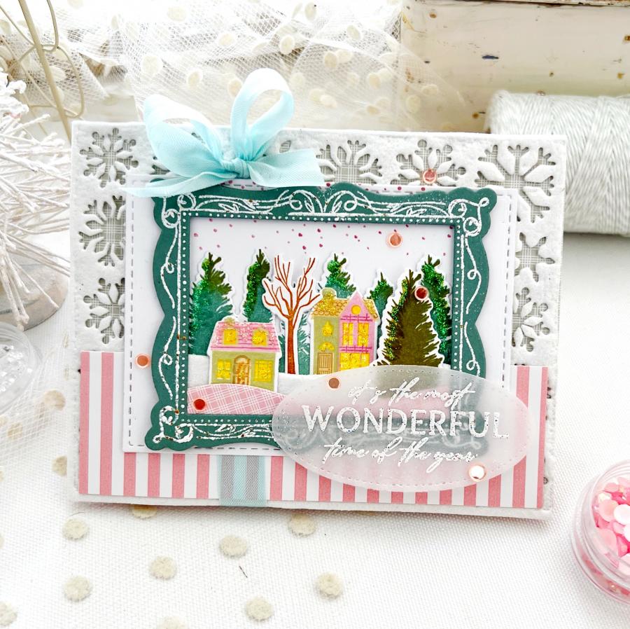Border Bling: Snow Flakes Die