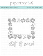 Border Bling: Snow Flakes Die