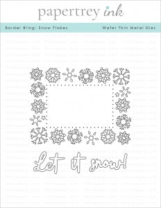 Border Bling: Snow Flakes Die
