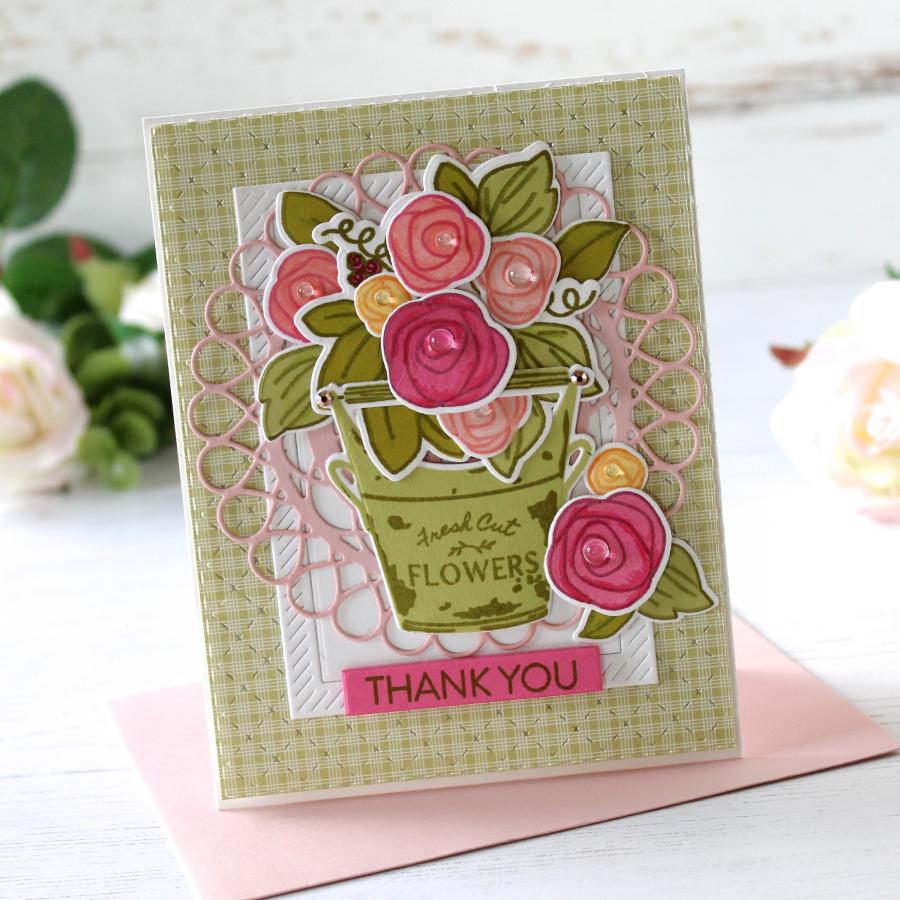 Thank You Florals Die