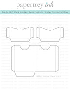 Go-To Gift Card Holder: Book Pockets Die