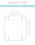 Go-To Gift Card Holder: Book Box Die