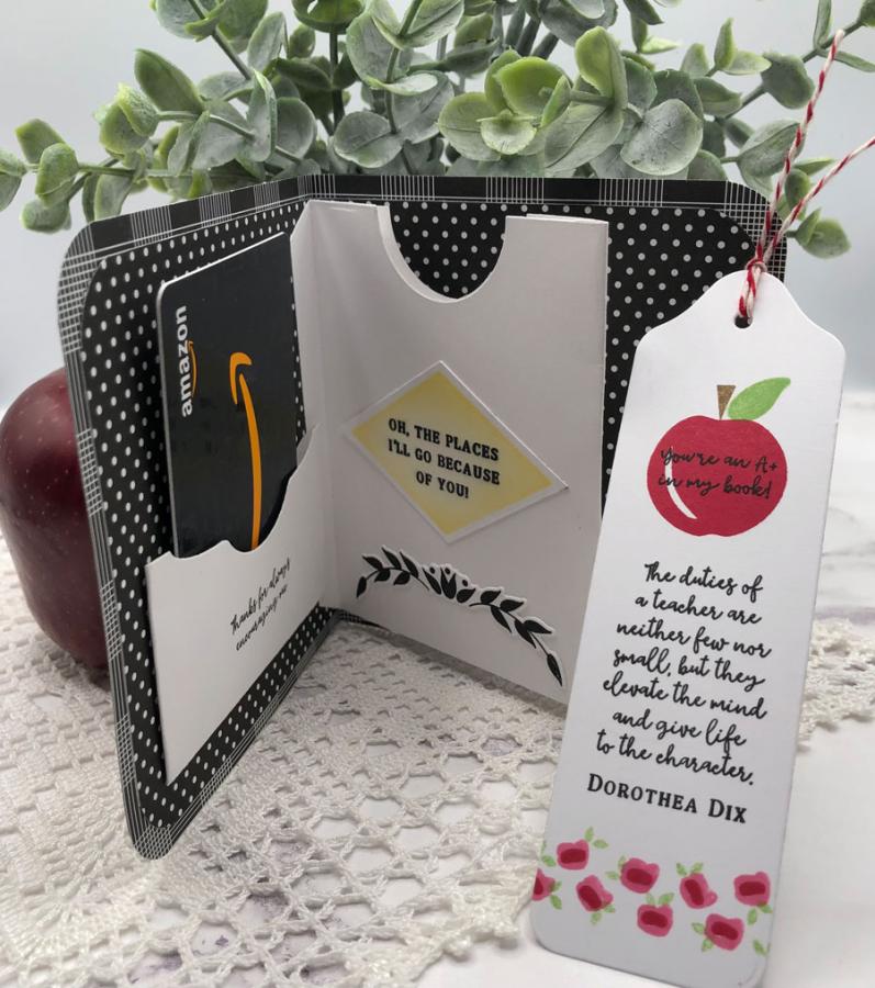 Go-To Gift Card Holder: Bookmark Die