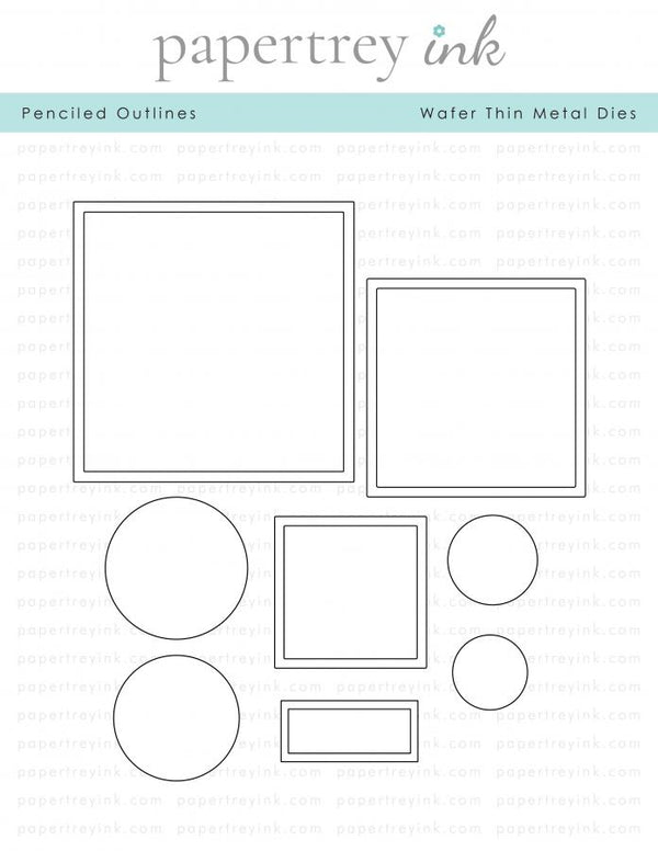 Penciled Outlines Die