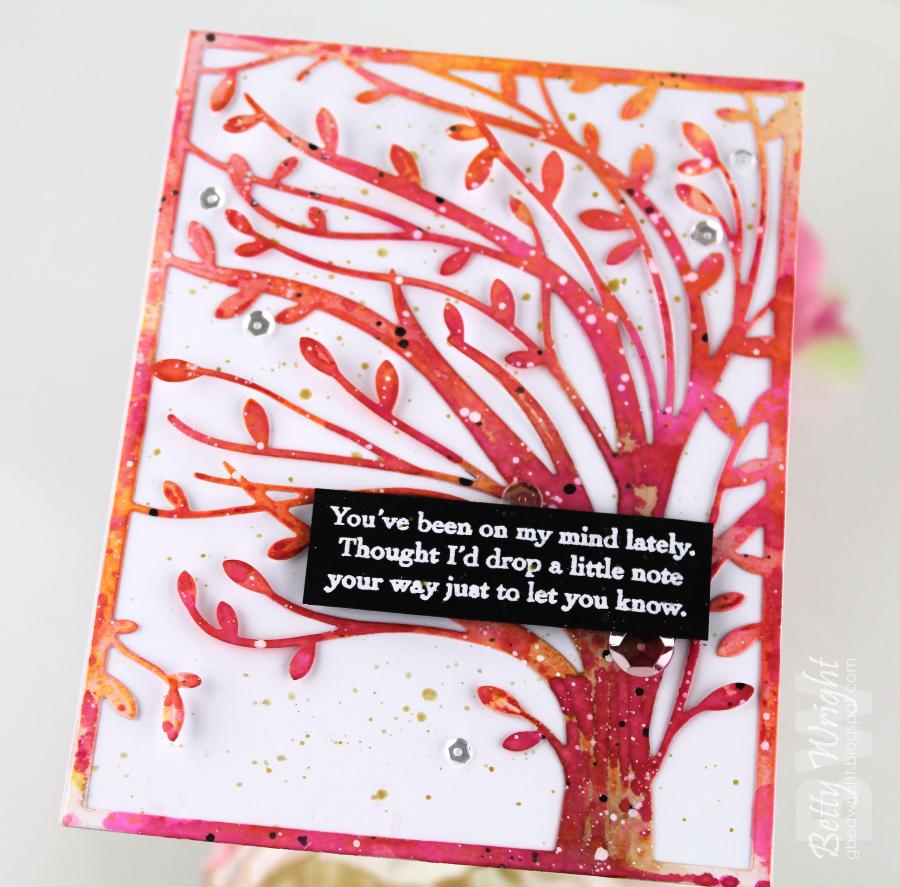 Cover Plate: Wispy Tree Die