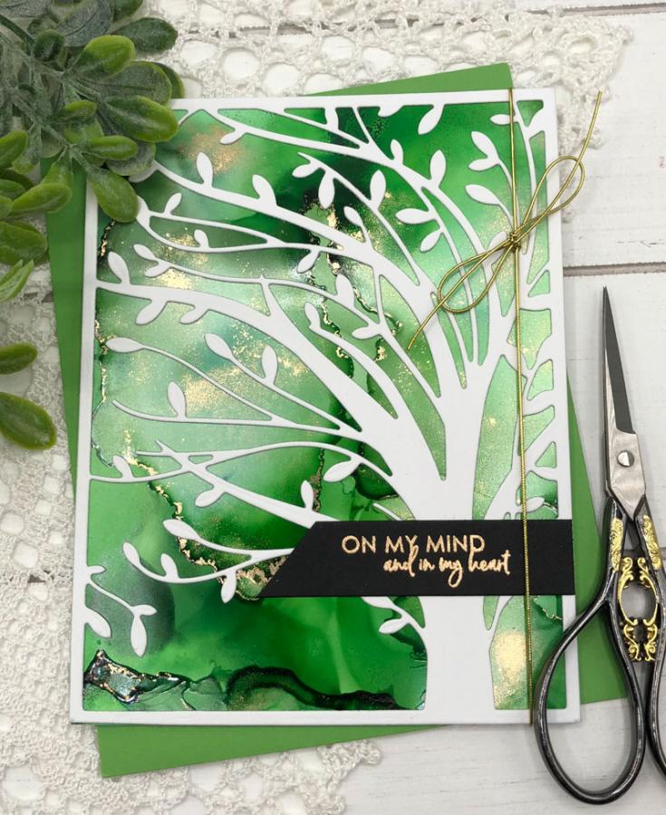 Cover Plate: Wispy Tree Die