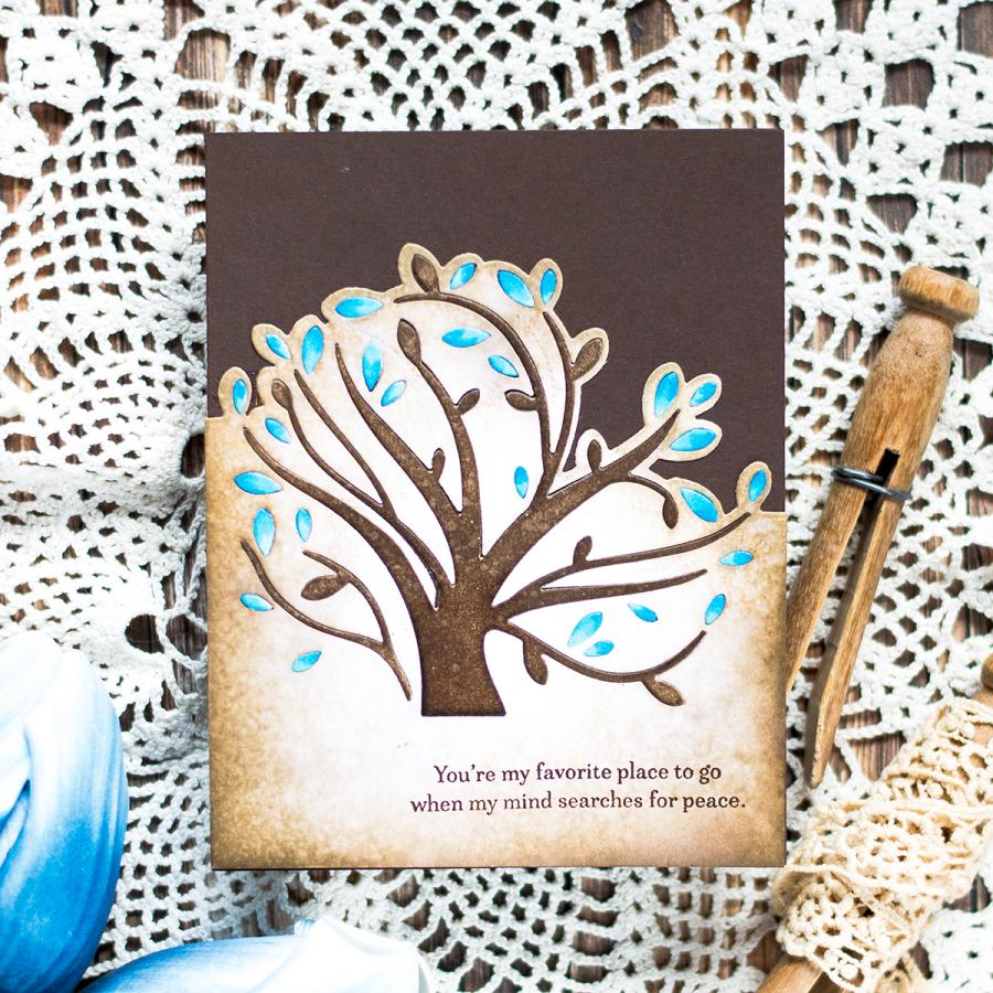 Elegant Edges: Wispy Tree Die