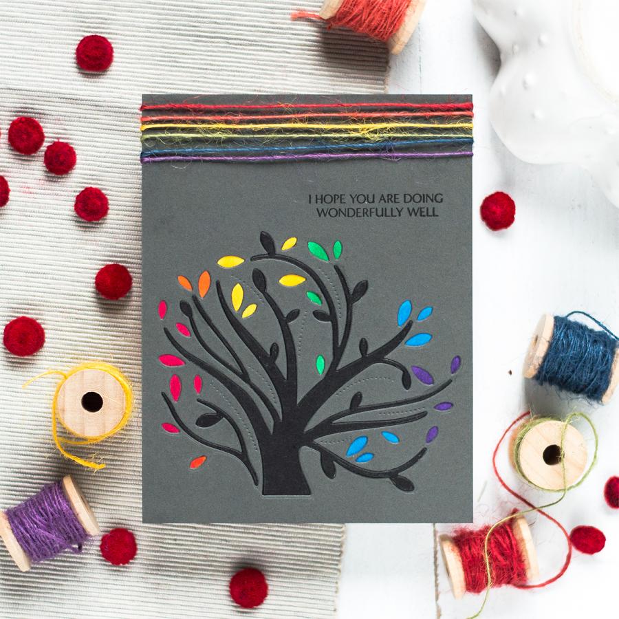 Elegant Edges: Wispy Tree Die