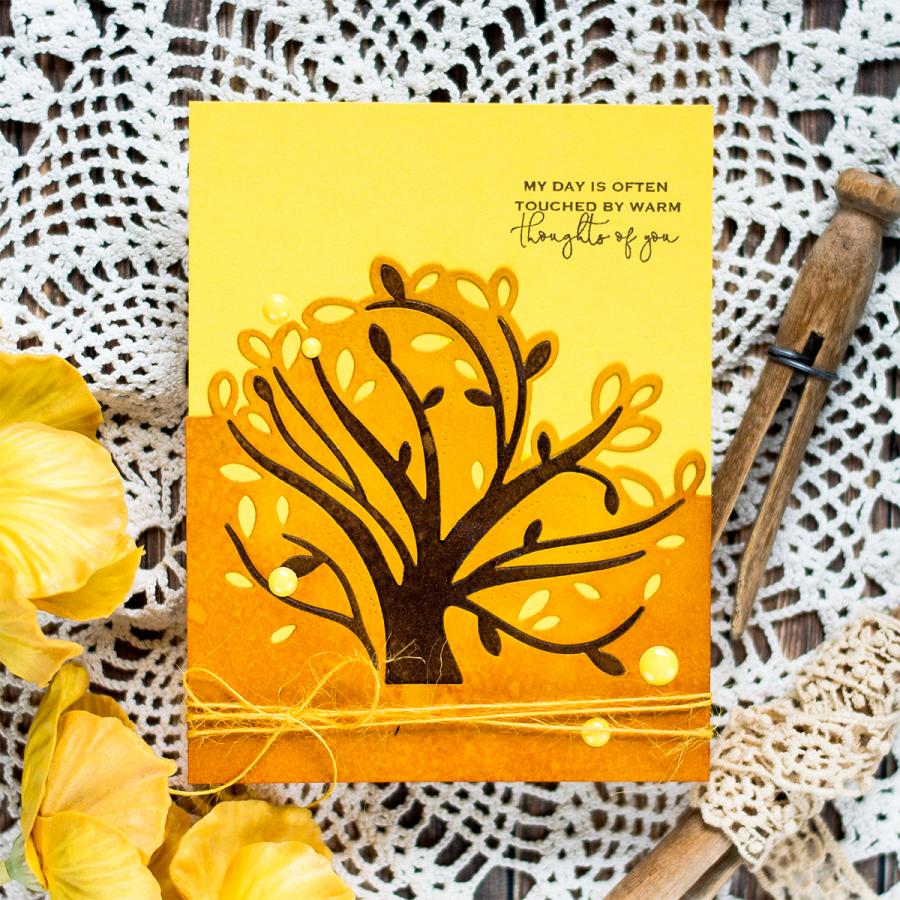Elegant Edges: Wispy Tree Die