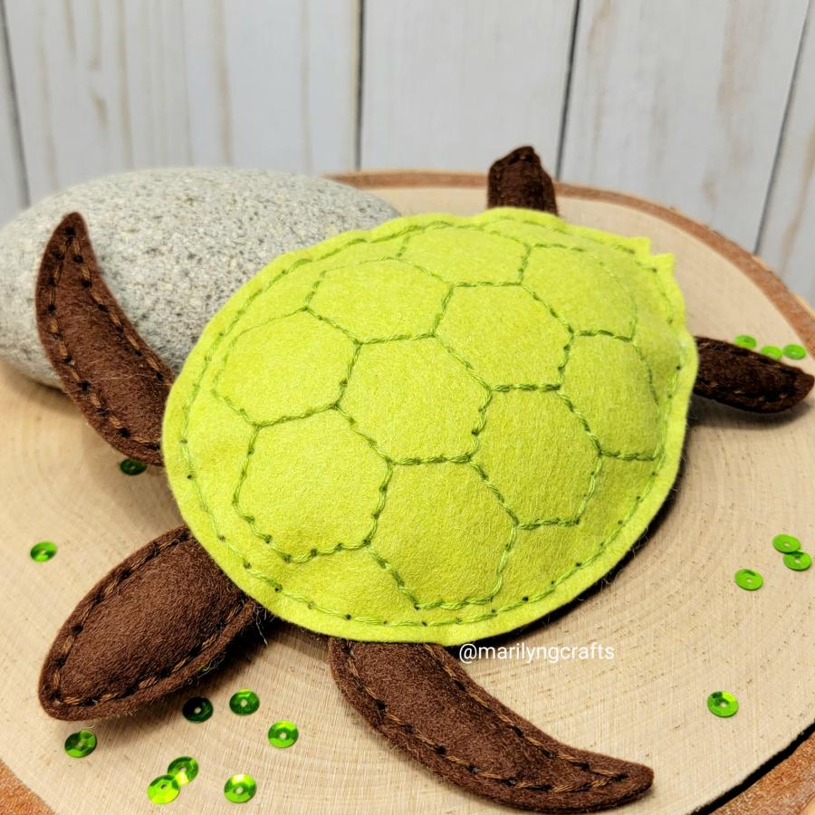 In Stitches: Plush Turtle Die