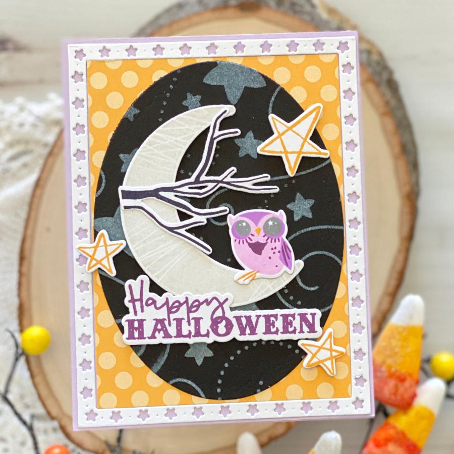 Happy Owl-O-Ween Die