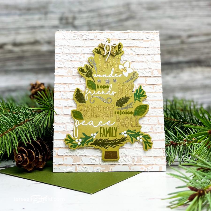 Merry Christmas Tree Die