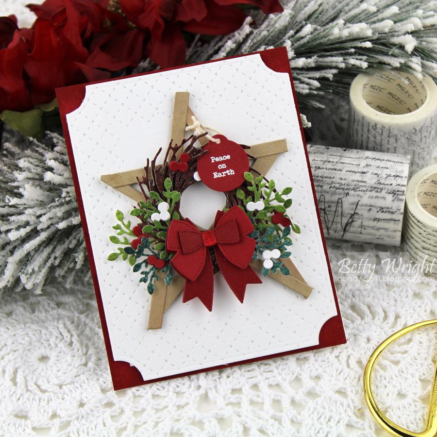 Rustic Wood Star Die