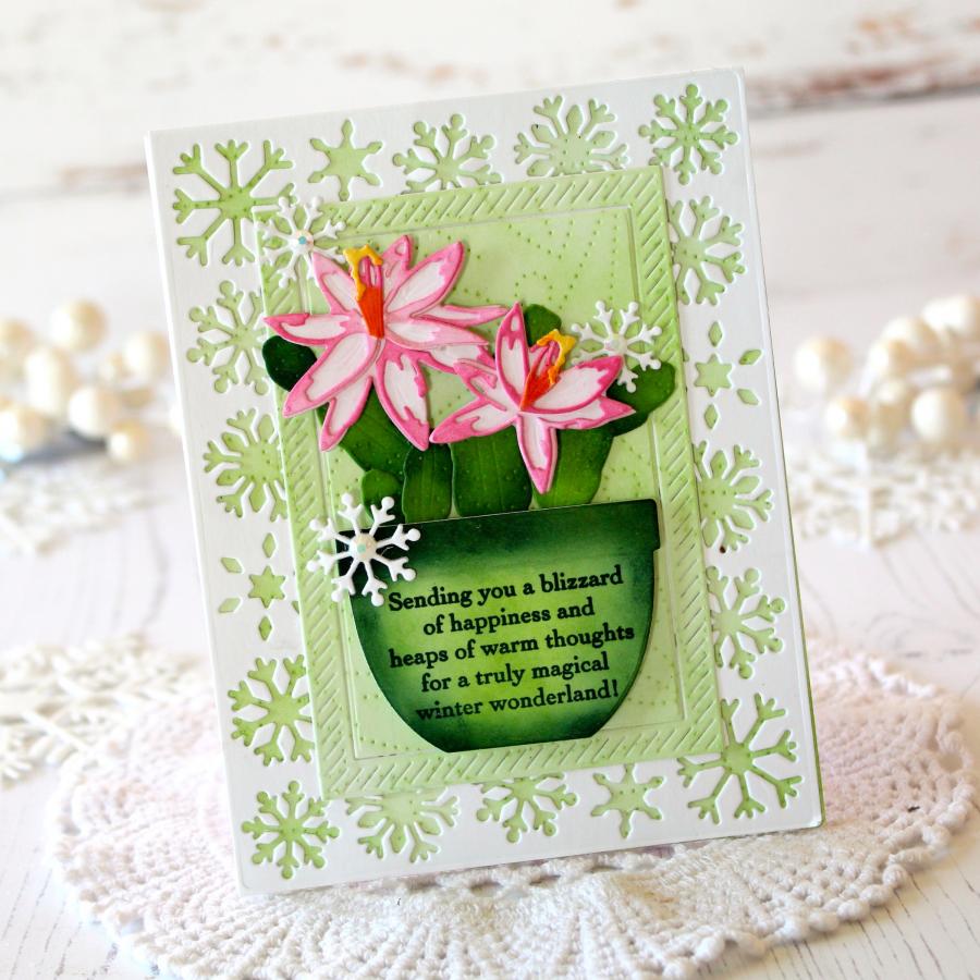 Cover Plate: Stitched Florals Die