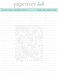 Cover Plate: Stitched Florals Die