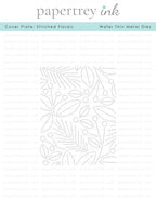 Cover Plate: Stitched Florals Die