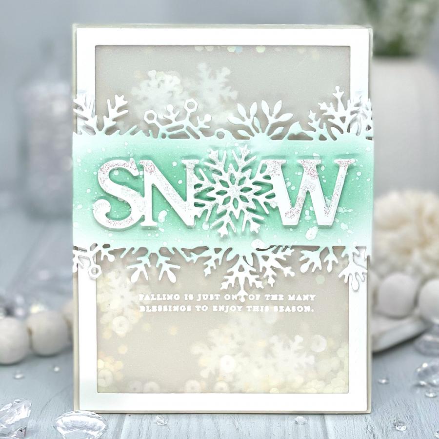 Snowflake Banners Die
