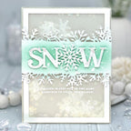 Snowflake Banners Die