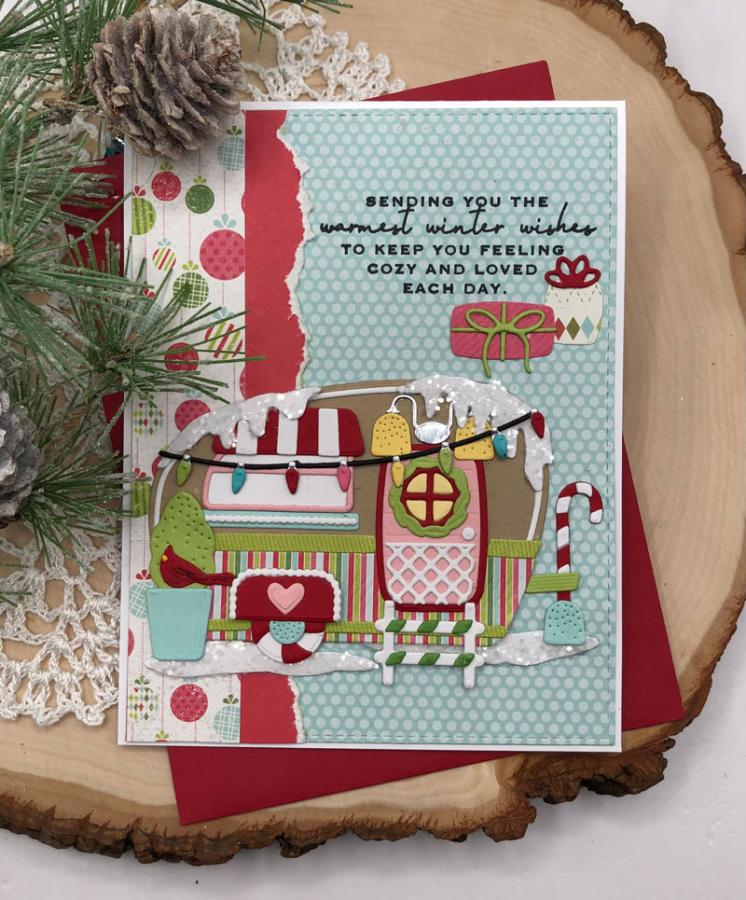 Gingerbread Camper Die