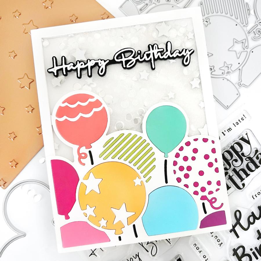 Elegant Edges: Balloon Party Die
