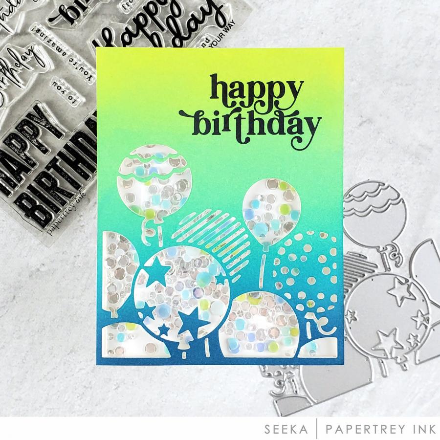 Elegant Edges: Balloon Party Die