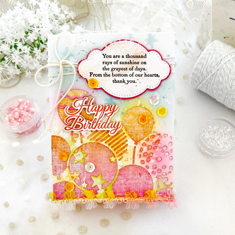 Elegant Edges: Balloon Party Die