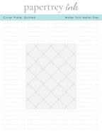 Cover Plate: Quilted Die