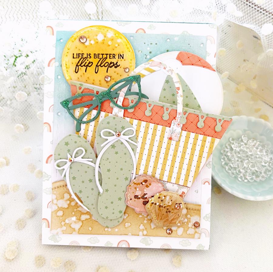 Go-To Gift Card Holder: Beach Bag Die