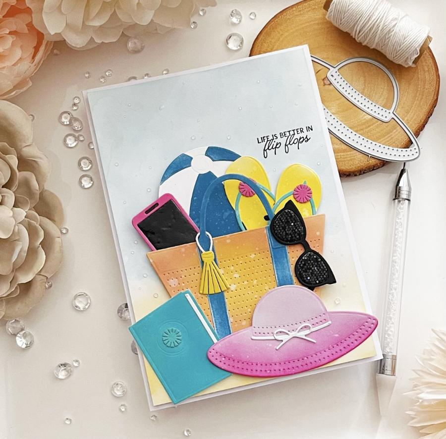 Go-To Gift Card Holder: Beach Bag Die
