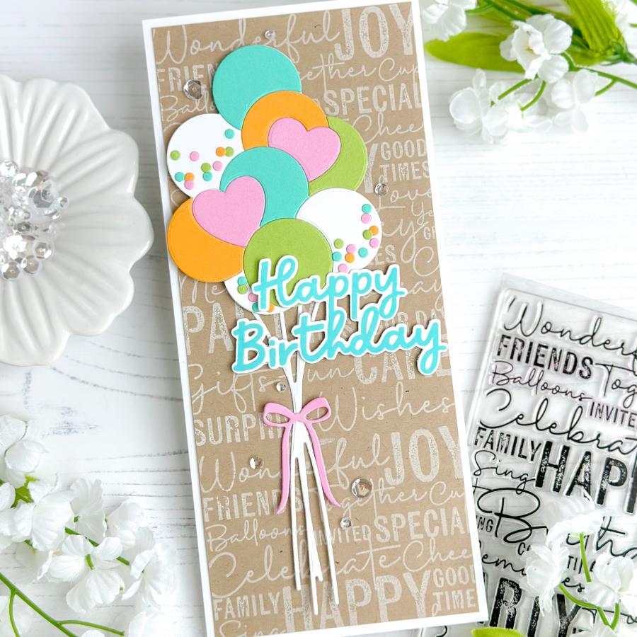 Balloon Bouquet Die