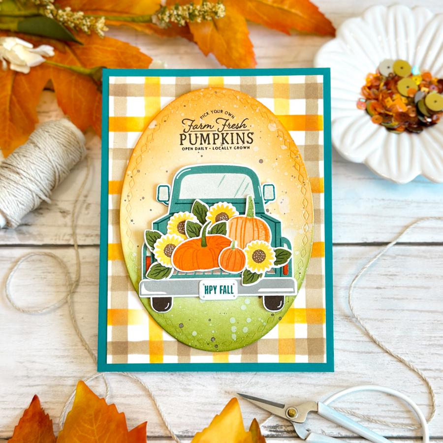 Farm Fresh Pumpkins Die