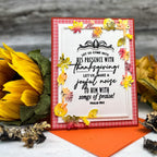 Border Bling: Falling Leaves Die