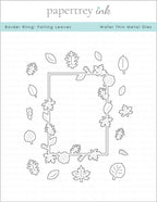 Border Bling: Falling Leaves Die