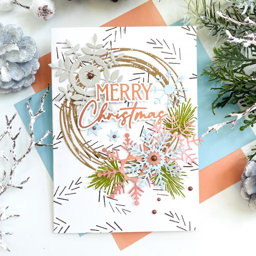 Forever Snowflake Frame Die