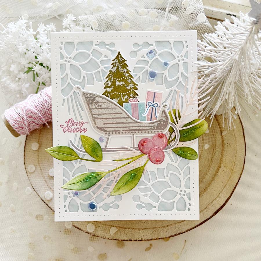 Cornered: Christmas Bouquet Die