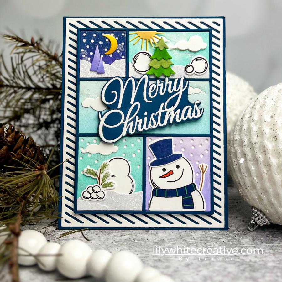 Christmas in Frames Die